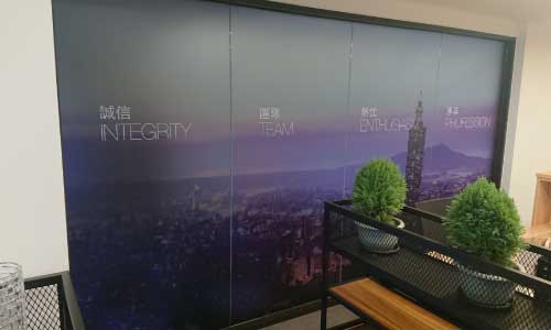 辦公室落地玻璃貼圖